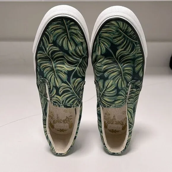 Keds X Rifle Paper Co. Palms Slip On Sneakers - Sz 7.5 - Picture 5 of 7